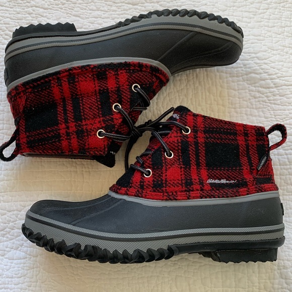 Eddie Bauer Shoes - Eddie Bauer Buffalo Plaid Booties